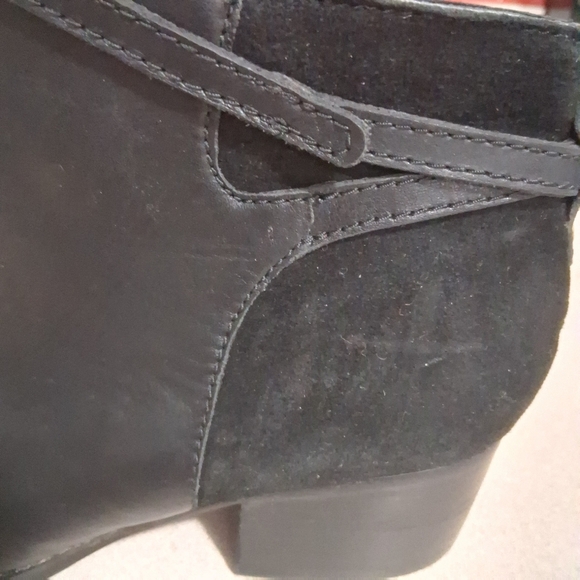 Lauren By Ralph Lauren Damara Leather Ankle Boots Size 7.5B - Picture 10 of 12